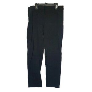 Counterparts Dress Pants Sz 10 Black Pull On Stretch Ankle Business‎ Casual